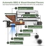 DAMNISS Electric Wood Pellet Smoker Grill with Cover