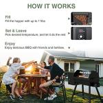DAMNISS Electric Wood Pellet Smoker Grill with Cover