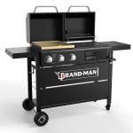 Brand-Man Dual Fuel Propane and Charcoal Grill Combo