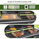 Brand-Man Dual Fuel Propane and Charcoal Grill Combo
