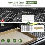 Brand-Man Dual Fuel Propane and Charcoal Grill Combo