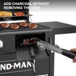 Brand-Man Dual Fuel Propane and Charcoal Grill Combo
