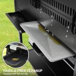 Brand-Man Dual Fuel Propane and Charcoal Grill Combo