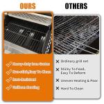 Evedy 4-Burner Stainless Steel Gas Grill with Cover