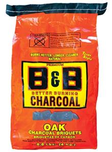 B & B Organic Oak Charcoal Briquettes, 8.8 Lbs
