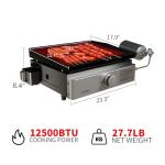 LERIKA 18" Non-Stick Propane Grill for BBQ