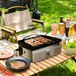 LERIKA 18" Non-Stick Propane Grill for BBQ