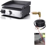 6FT Propane Hose with Elbow Adapter for Griddles