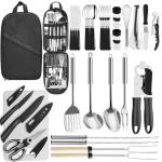 32-Piece Camping Kitchen Utensils Set