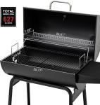 Royal Gourmet 30" Barrel Charcoal Grill with Side Table