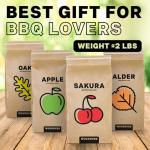 Variety Smoker Pellets 4 Pack - Cherry, Oak, Hickory, Apple