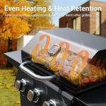Brand-Man 3-Burner Propane Gas Grill with Thermometer