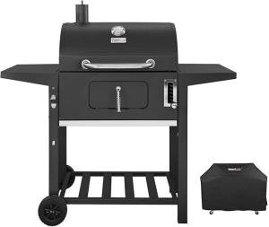 Royal Gourmet 24-Inch Charcoal Grill for Backyard BBQ