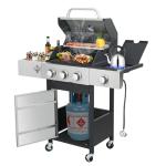 Livavega 3-Burner Propane Grill with Side Burner