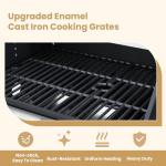 Livavega 3-Burner Propane Grill with Side Burner