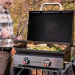 Heavy-Duty Tabletop Griddle for Camping & Tailgating