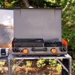 14” Black Propane Griddle with Side Burner