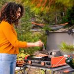 14” Black Propane Griddle with Side Burner