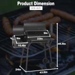 FDW 43-inch Charcoal Grill for Outdoor BBQ