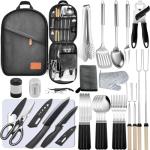 31-Piece Camping Cooking Utensils Set for Grilling