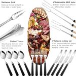 31-Piece Camping Cooking Utensils Set for Grilling