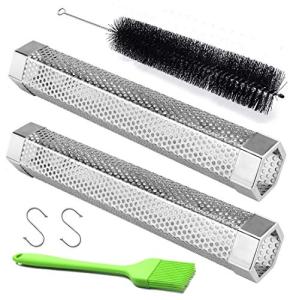 12" Stainless Steel BBQ Pellet Tube Smoker - 2 Pack