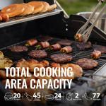 Royal Gourmet 4-Burner Gas Grill with Side Burner