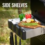 Royal Gourmet 4-Burner Gas Grill with Side Burner
