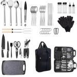 Portable Camping Utensil Set for Outdoor Cooking