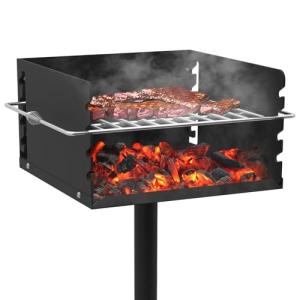 Toriexon Outdoor Park-Style Charcoal Grill