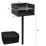 Toriexon Outdoor Park-Style Charcoal Grill