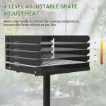 Toriexon Outdoor Park-Style Charcoal Grill
