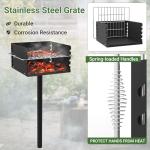 Toriexon Outdoor Park-Style Charcoal Grill