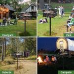 Toriexon Outdoor Park-Style Charcoal Grill