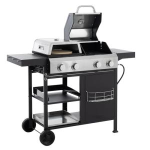 FULOL 4-Burner Propane Grill and Griddle Combo