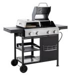 FULOL 4-Burner Propane Grill and Griddle Combo
