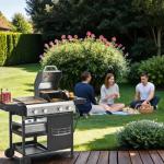 FULOL 4-Burner Propane Grill and Griddle Combo