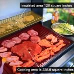 3-Burner Propane Grill with Foldable Shelves