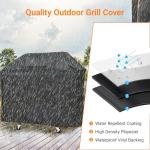 4-Burner Propane Grill with Side Burner & Cover