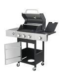 3-Burner Propane Gas BBQ Grill with Side Burner