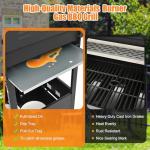 3-Burner Propane Gas BBQ Grill with Side Burner