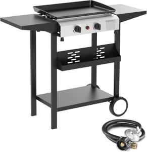 ADREAK Portable 2-Burner Propane Griddle Grill