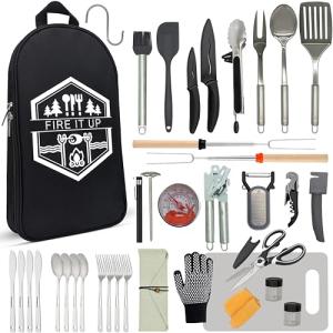 35PC Camping Utensil Set for Grilling Adventures