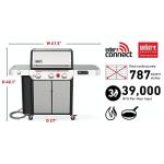Weber Genesis SX-335 Natural Gas Grill, Stainless Steel