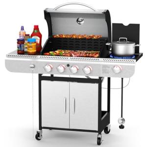 Joy Pebble 4 Burner Propane Gas Grill