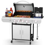 Joy Pebble 4 Burner Propane Gas Grill