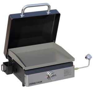 Portable 18-Inch Gas Grill with Hood