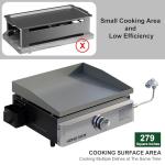 Portable 18-Inch Gas Grill with Hood