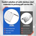 Flame Tamer Heat Shields for Monument Grills - 4pcs