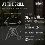 Weber Master-Touch Charcoal Grill - Deep Ocean Blue